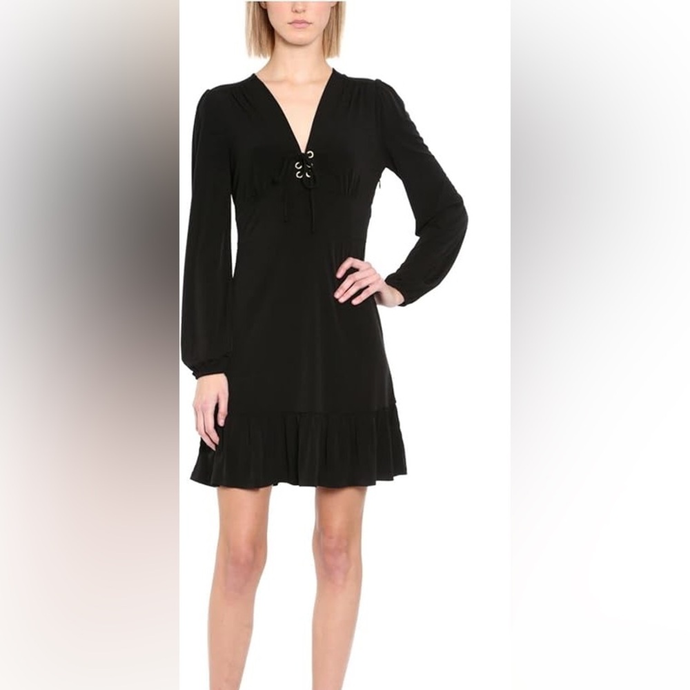 Michael Kors Black Long Sleeve Dress